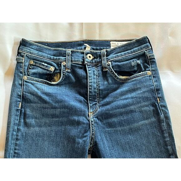 Rag & Bone Women Dark Wash Skinny Jean High Rise 27 - Picture 2 of 6